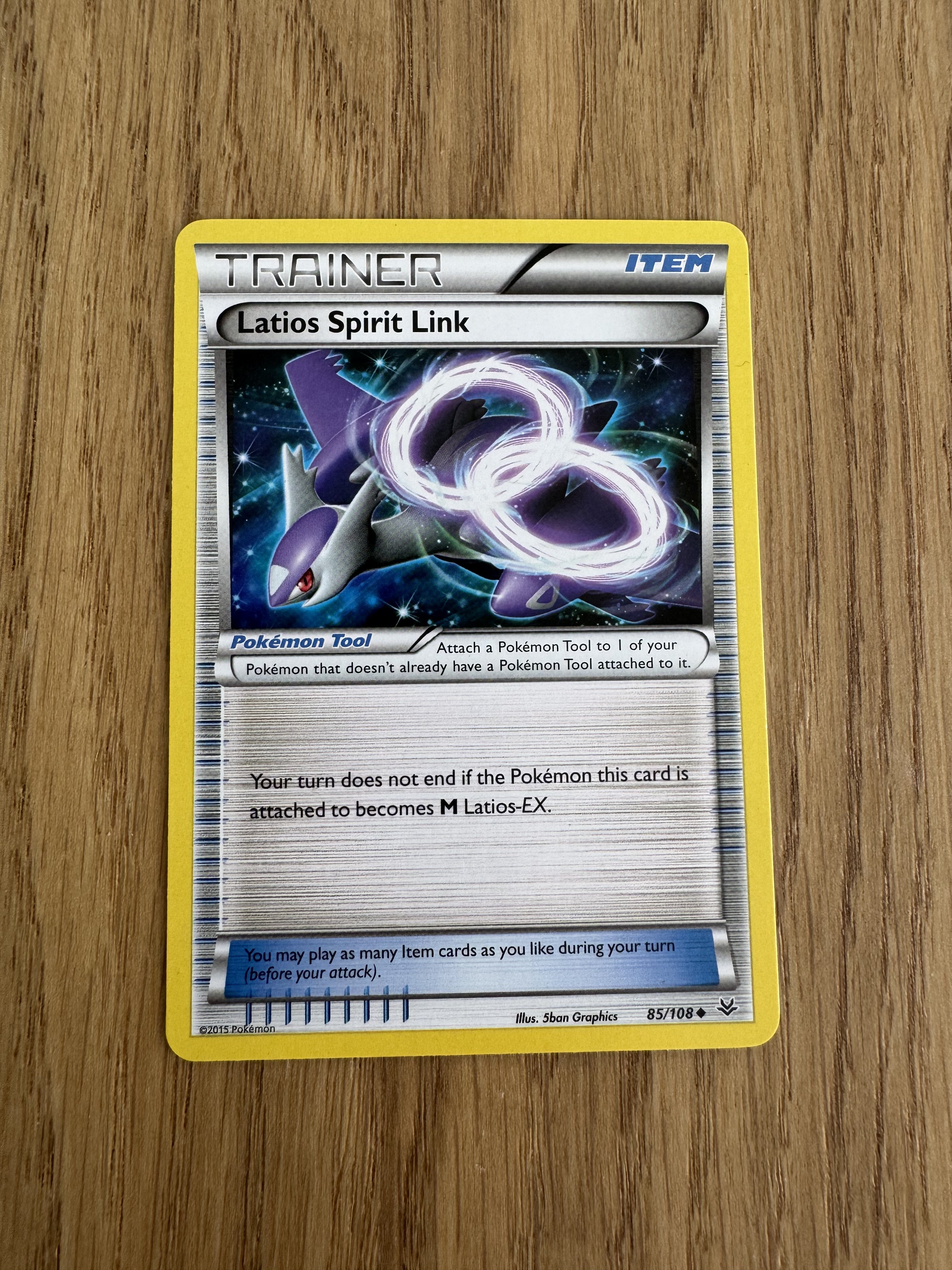 Latios Spirit Link 85/108 - Pokemon Roaring Skies (Trainer)