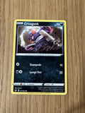 Croagunk 123/202 Sword & Shield - raw front