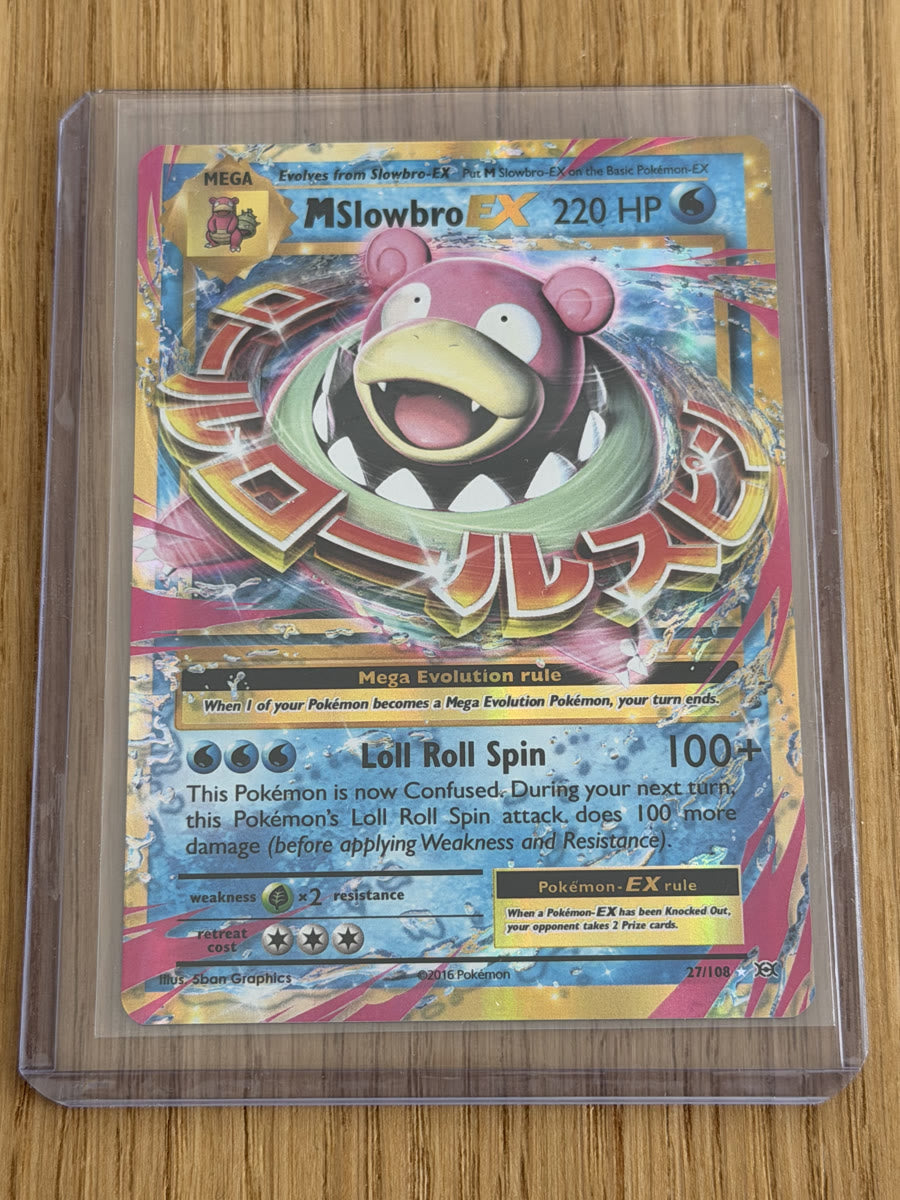 M Slowbro EX 27/108 - raw front
