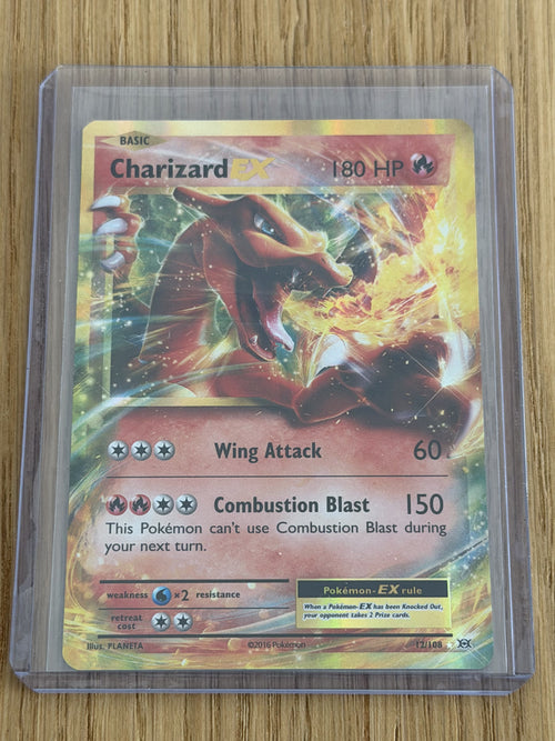 Charizard EX 12/108 - raw front