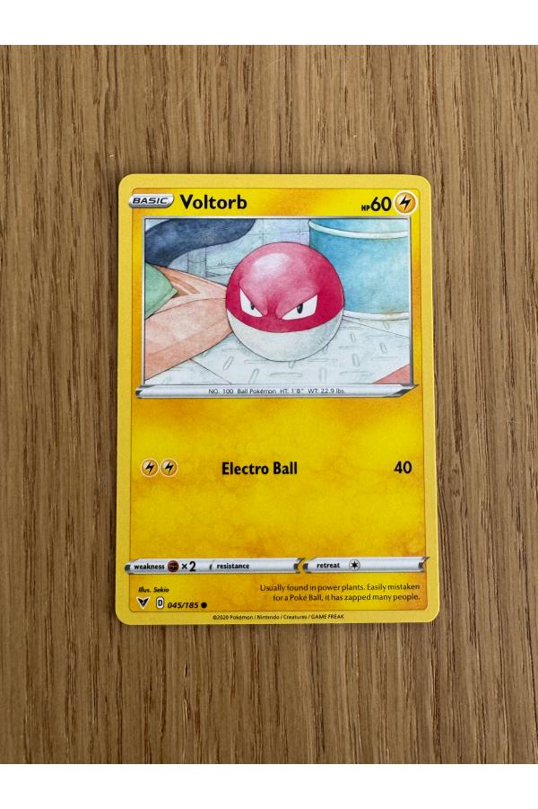 Voltorb — Vivid Voltage 045/185 — Raw NM